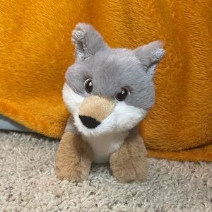 Small wolf stuffed animal